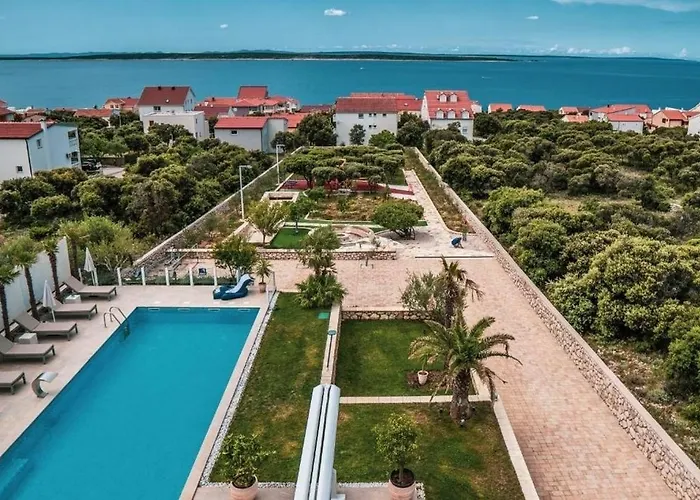Family-friendly With Swimming Pool Mandre, Pag - 24502 Lejlighed *